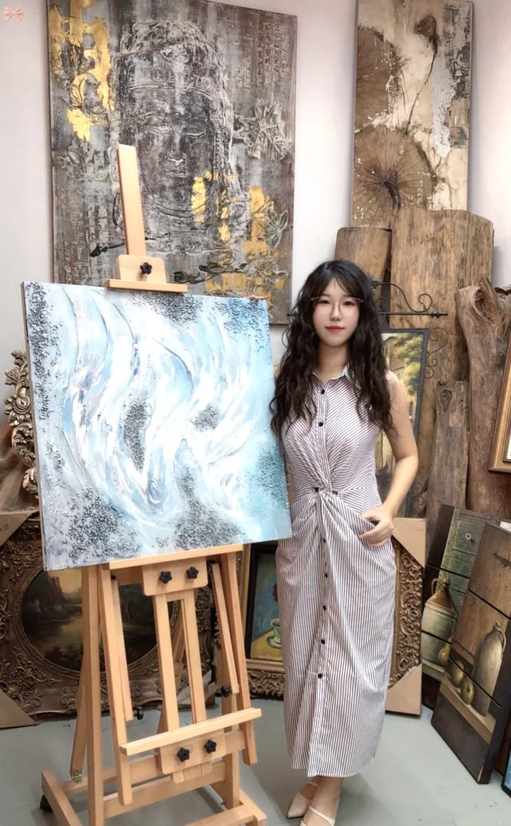 TINA 既有画作《冰流 No. 02》